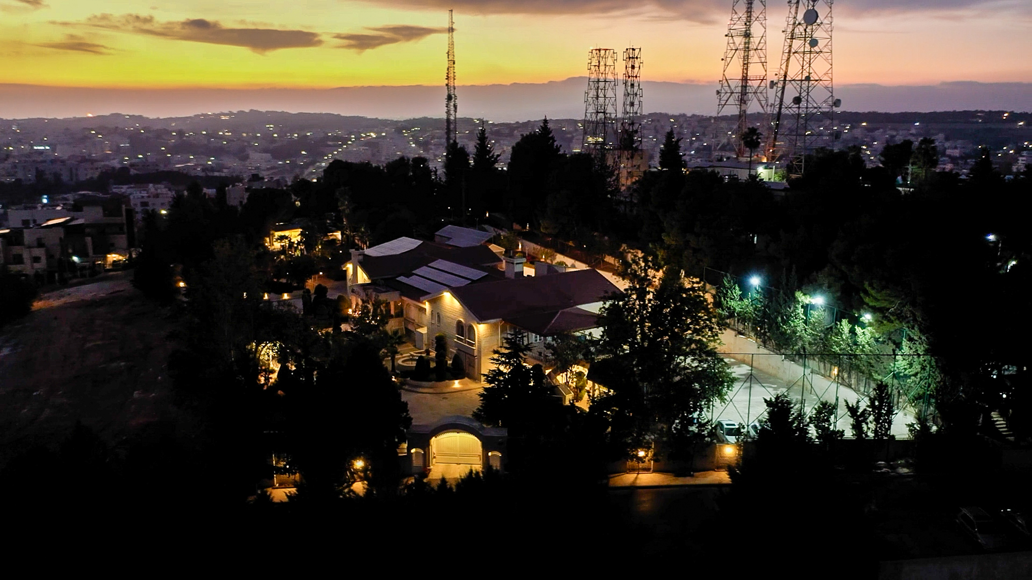 The Amman Estate from above